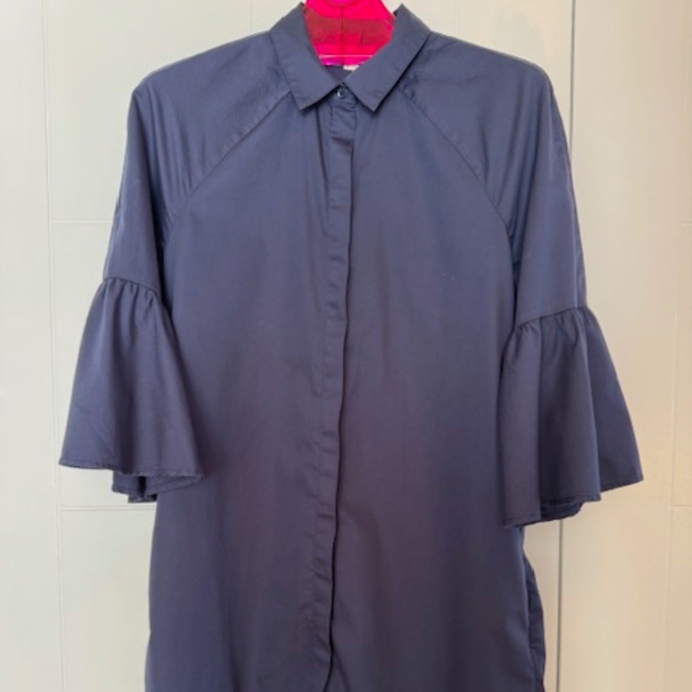 BEACH LUNCH LOUNGE - Button down shirt blouse - Blue - Size M